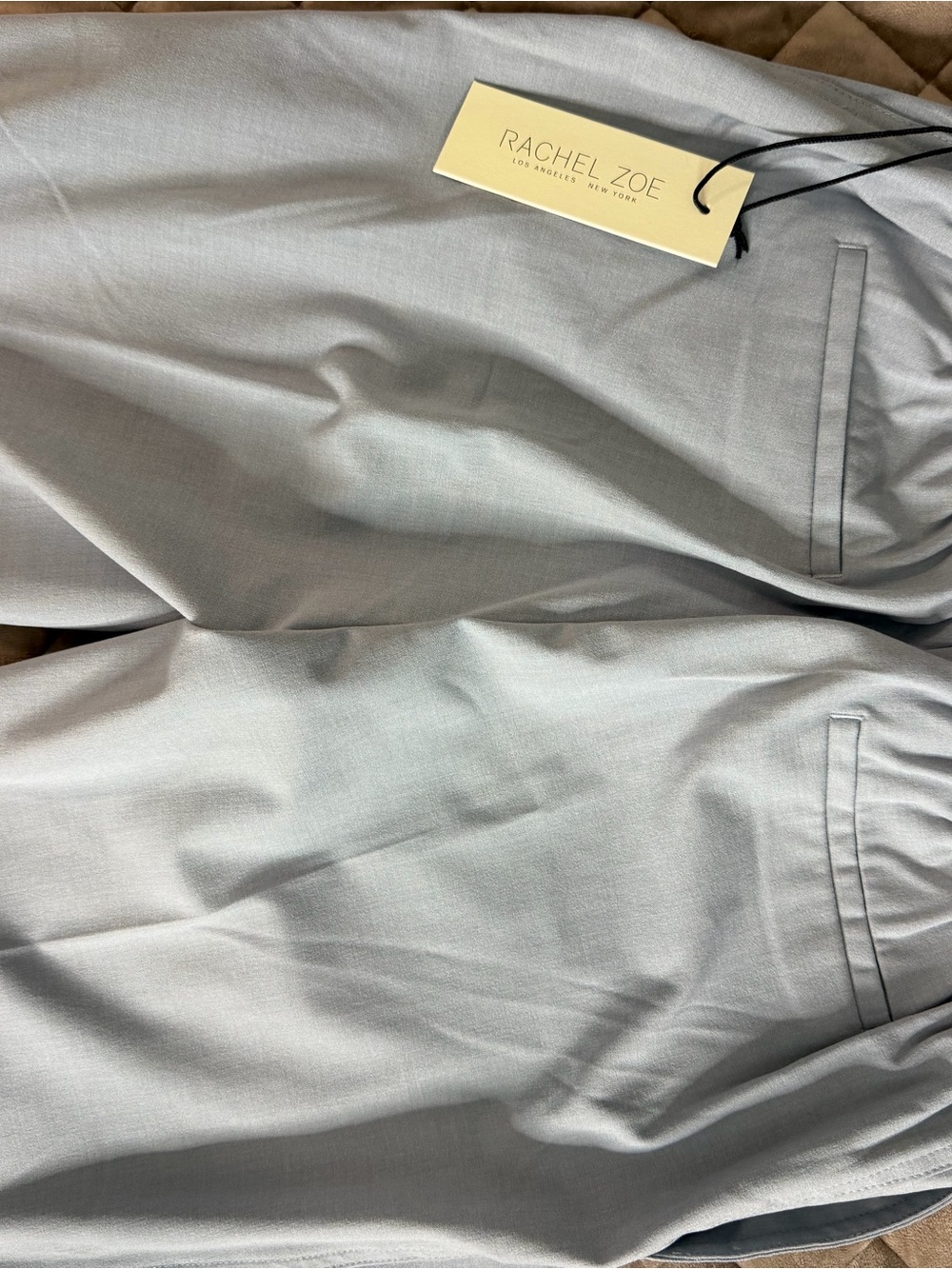 Rachel Zoe Pale Gray Tailored Dress Trousers - Picture 6 of 7